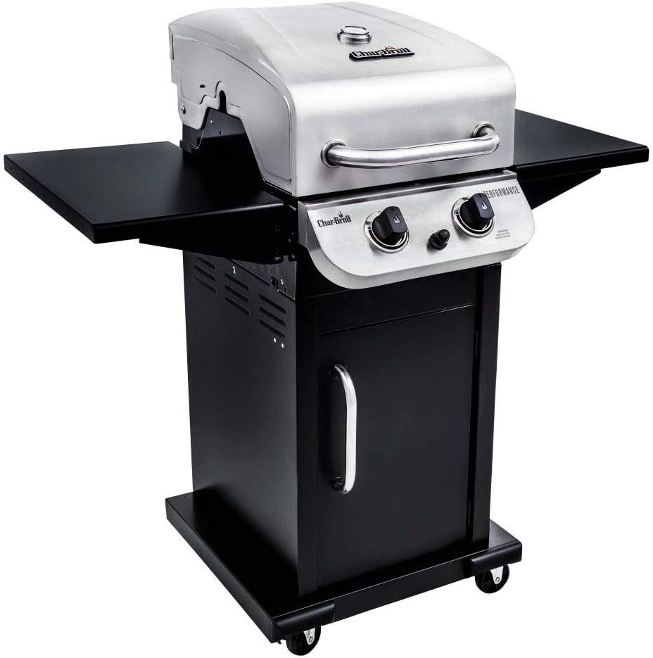 Char-Broil Performance Series Convective 2-Burner Cabinet Propane Gas Stainless Steel Grill - 463673519P1