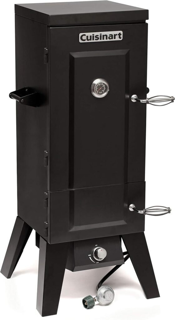 Cuisinart Grill Bundle - Vertical Propane Smoker, 36  Vertical Propane Smoker Cover