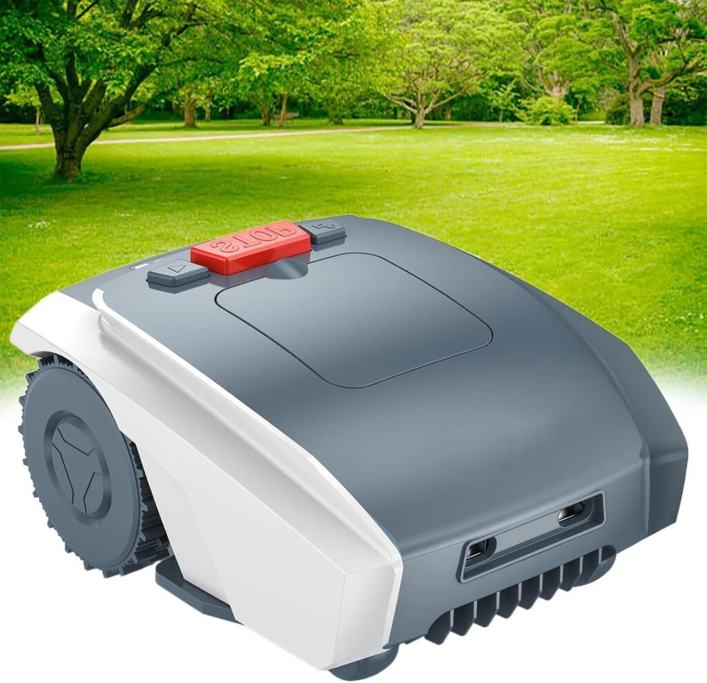 Robotic Lawn Mower, Automatic Lawnmower with Smart Navigation, and APP-Controlled Mowing, Covering up to 0.4 Acres with ±25%（14°） Slope Support