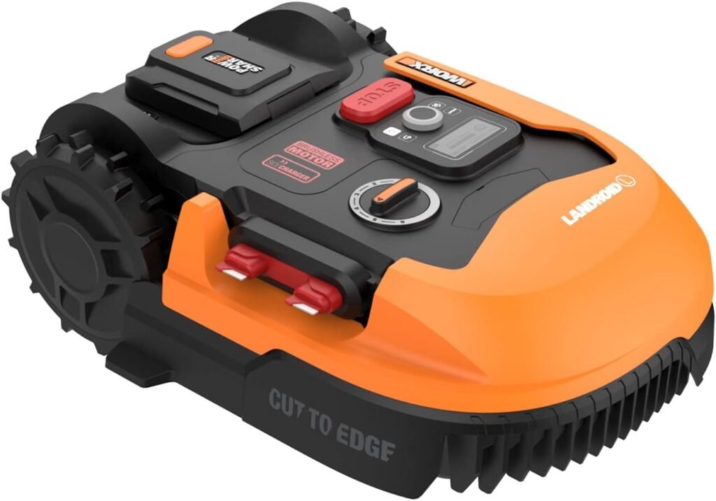 Worx Landroid M 20V Robotic Lawn Mower 1/4 Acre / 10,890 Sq. Ft Power Share- WR147 (Battery  Charger Included)