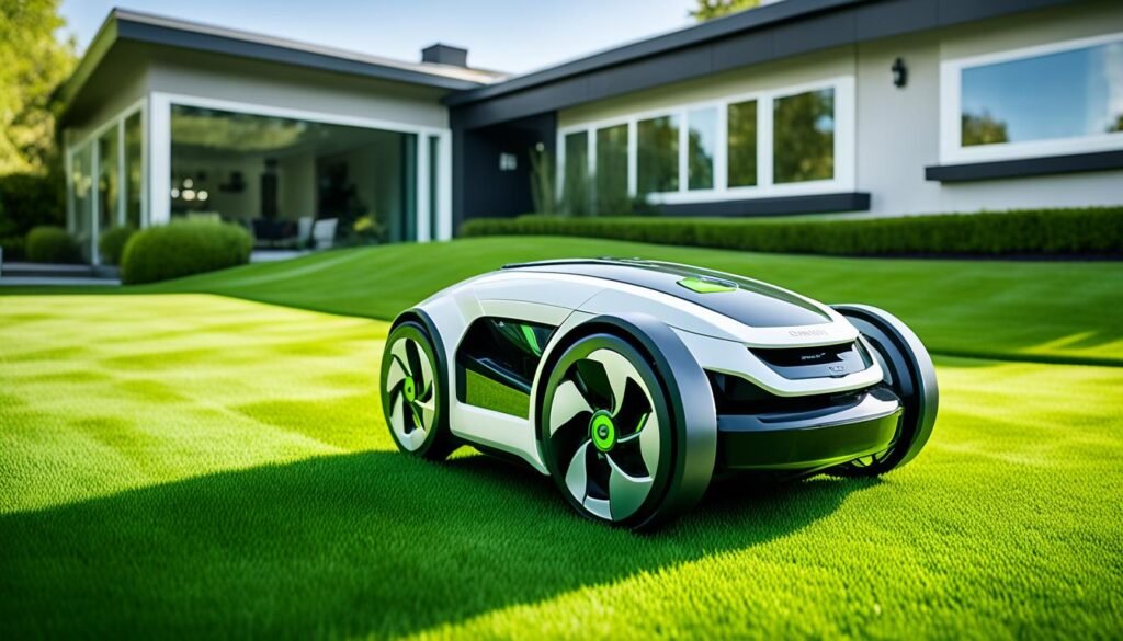 what is a robotic lawn mower